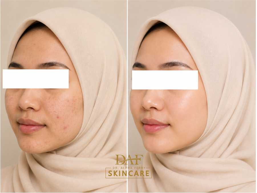 Perawatan bebas jerawat DAF Skincare